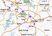 Gallery Photo of 3 convenient locations - Raleigh, Garner & Cary, NC - serving the Triangle area & beyond since 2001