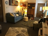 Gallery Photo of Welcome! My comfy living room-like wait area in Durham.