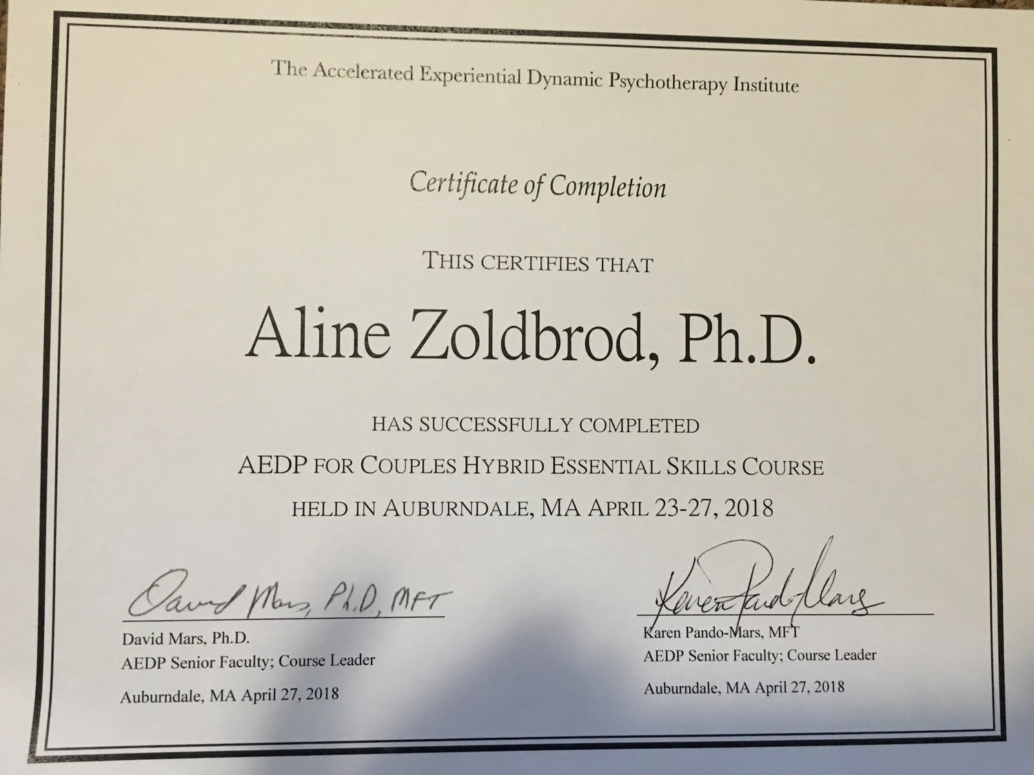 Aline Zoldbrod, Psychologist, Boston, MA, 02111 Psychology Today