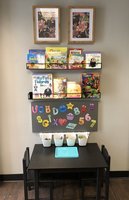 Gallery Photo of Our waiting room provides a space for children with educational activities, books, and magazines.