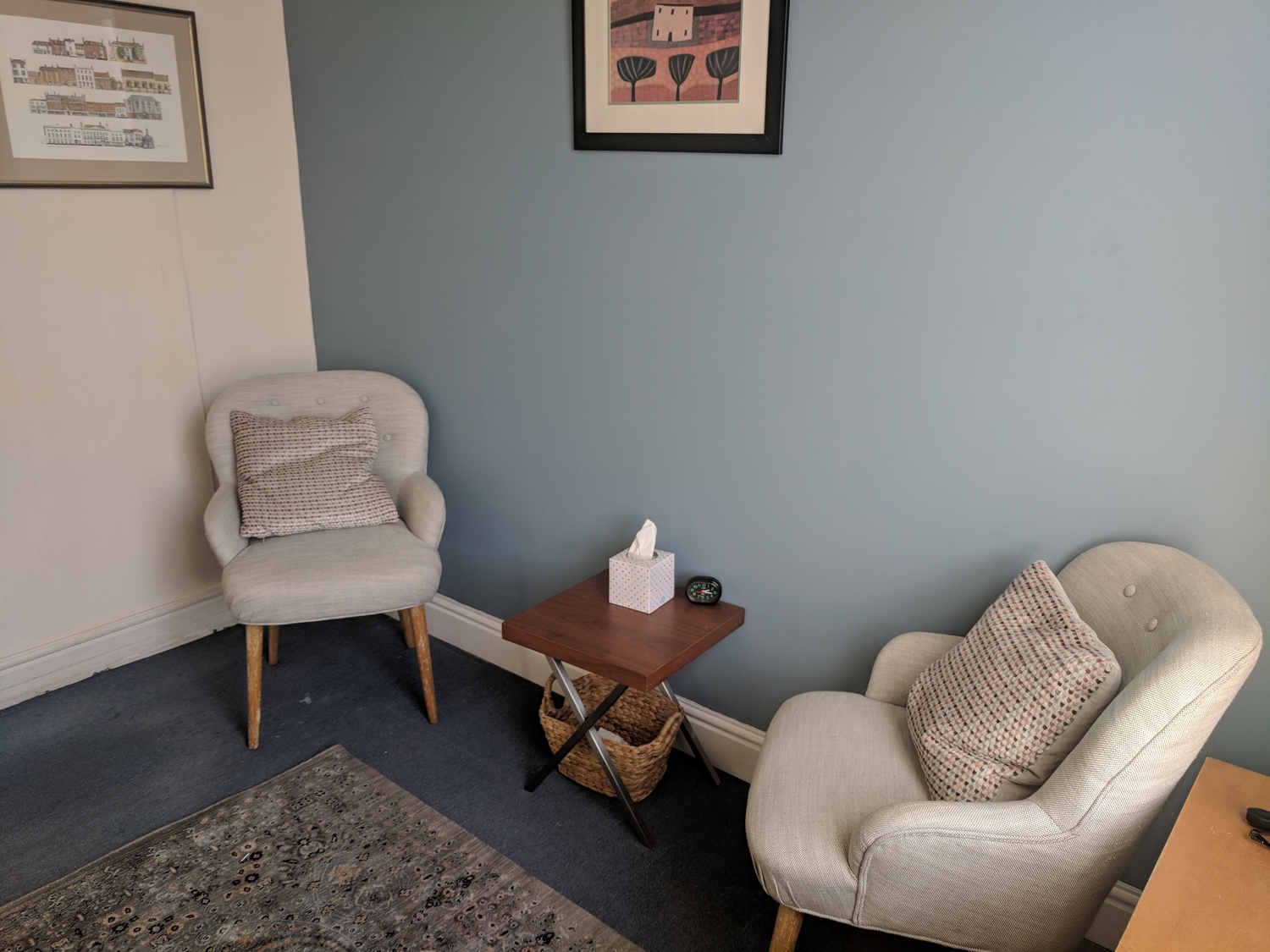 Gallery Photo of Warm,private counselling room.
