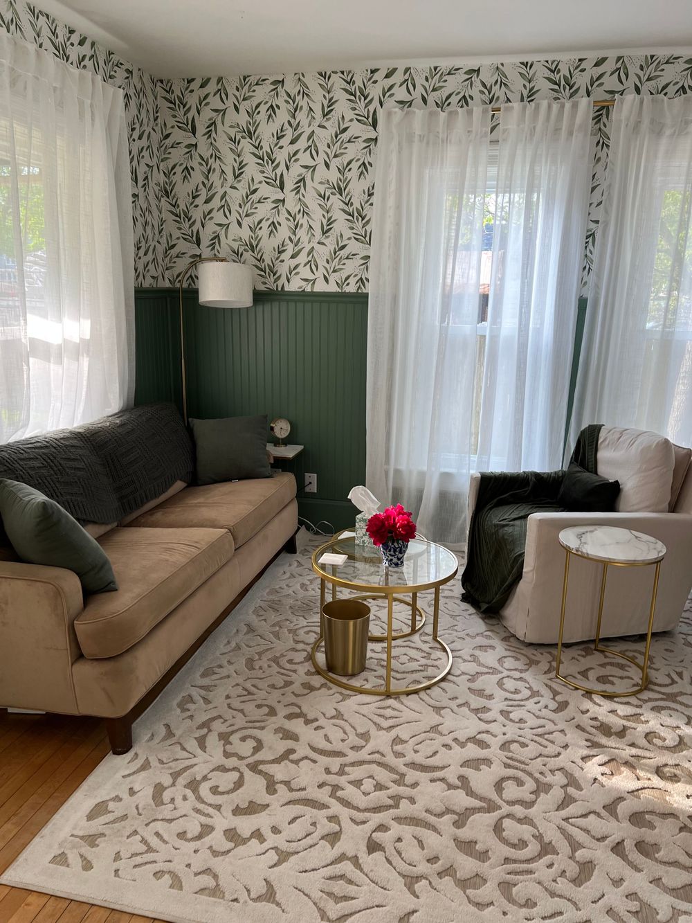 A peek inside my home office, where in-person sessions are held. 