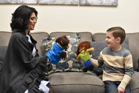 Gallery Photo of Example of Play Therapy with Puppets.