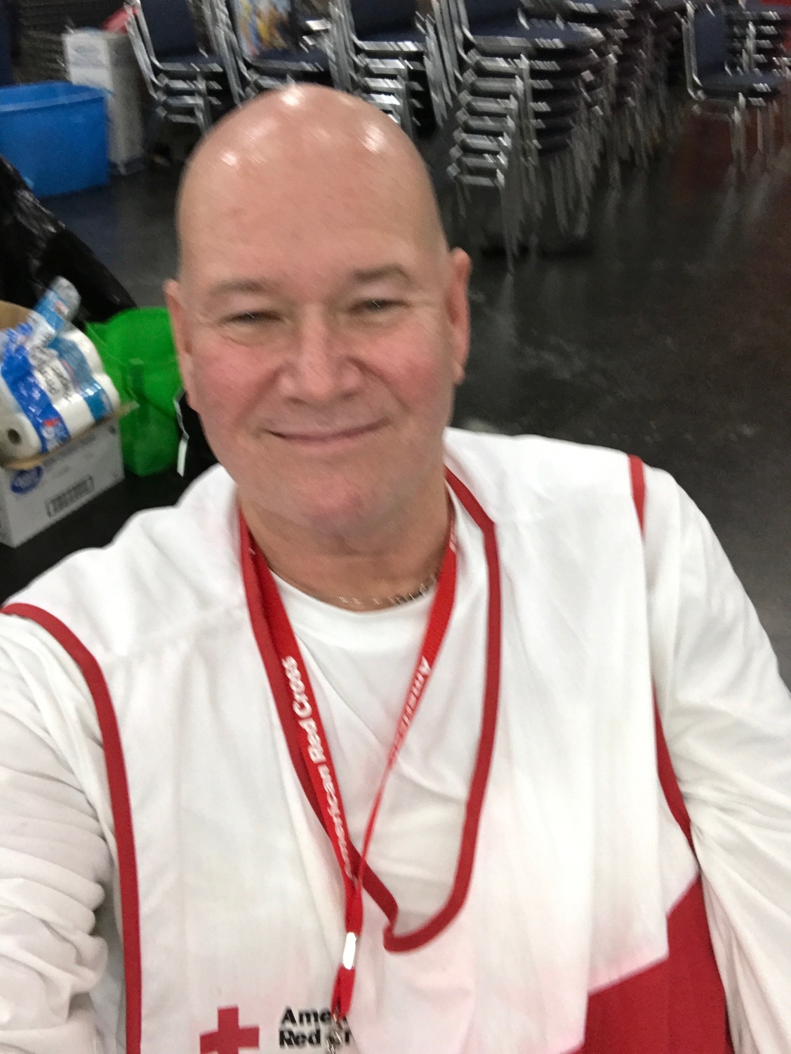 Gallery Photo of I love being a Mental Health Disaster Volunteer for the Red Cross.  This shot is from Hurricane Harvey.