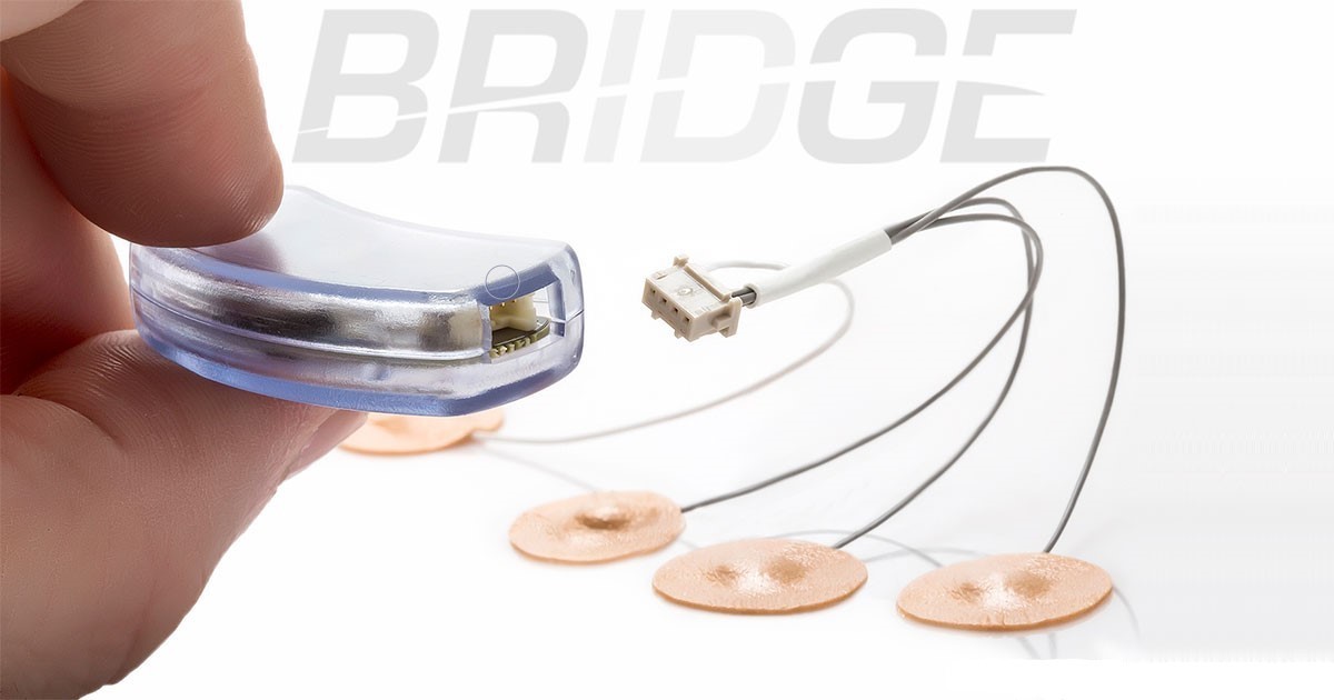 Gallery Photo of The Bridge Device is FDA approved specifically to help with the painful symptoms of opioid withdrawal. Home detox is possible  with The Bridge Device.