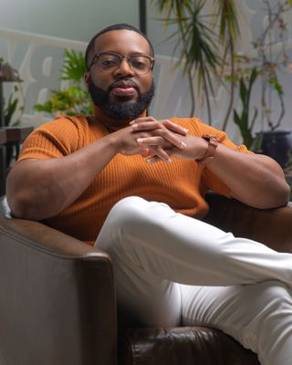 Photo of Tevin D Davis - Tevin D., LPCC | Founder of TherapyNow, Licensed Professional Clinical Counselor, MS, LPCC