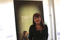 Gallery Photo of Speaking at an event about Destiny Haven, the residential program I am founder/CEO of. I now see private clients- my trauma experience is extensive.