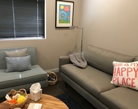 Gallery Photo of Leila's office at Caspersen offers an engaging space for children, teens, adults and families to connect.