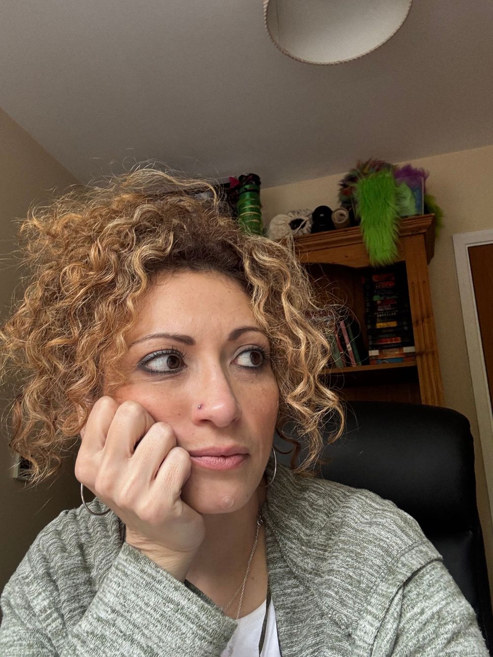 Caught in the wild: psychologist pondering the mysteries of the mind-and the next snack break.