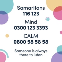 Gallery Photo of If you or anyone you know is in an emergency please call 999.  If you are not in an emergency but need immediate help please call any of these numbers