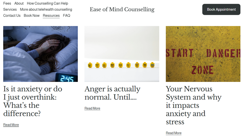 Our website provides some great articles on topics we are passionate about. 