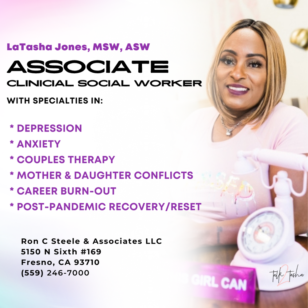 LaTasha Jones, Associate Clinical Social Worker, Fresno, CA, 93710