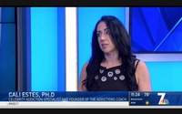Gallery Photo of Dr. Cali Estes featured on Channel 7 News to discuss addiction in the workplace. Is your workplace riddled with addiction and stress?