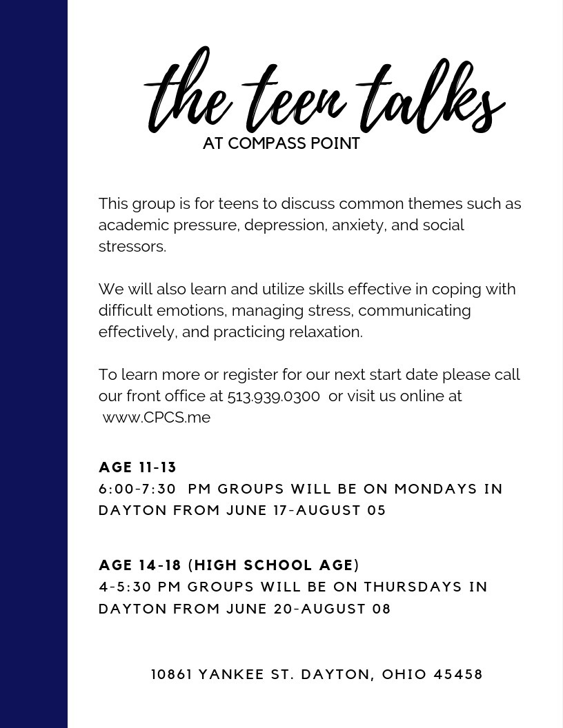 Compass Point Counseling Services Dayton, Clinical Social Work