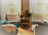 Gallery Photo of My room. It is a safe, comforting space with a lovely energy in central Glastonbury.