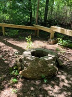 Gallery Photo of Fire pit for gathering and roasting marshmallows.