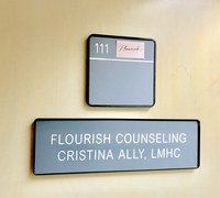Gallery Photo of Flourish Counseling Co Office, Winter Park, Florida. Cristina Ally, LMHC, Trauma Therapist Orlando. Sexual Abuse Recovery Therapist in Orlando.