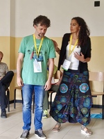 Gallery Photo of Valerie directing a psychodrama workshop at the IAGP conference in Iseo, Italy in 2019