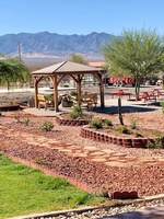 Gallery Photo of Red Hawk campus nature walk area and gazebo sitting area. We process most equine therapy groups around the gazebo.
