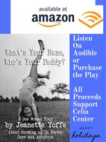 Gallery Photo of Now on Audible! A play about adoption, foster care, identity, and searching for self in the NYC Public Library by Jeanette Yoffe 