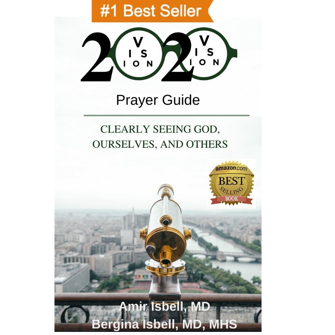 Gallery Photo of Dr. Bergina's #1 Amazon Bestselling Book is available now at https://bit.ly/2020visionprayer