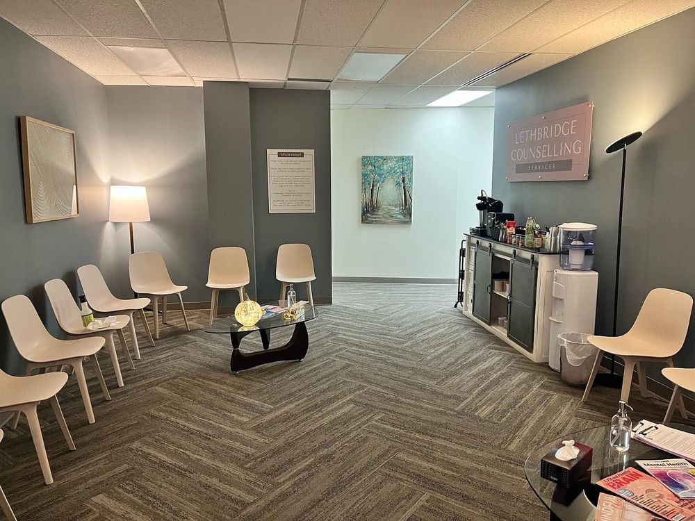 LCS Waiting Room - free coffee, hot chocolate, and tea to enjoy in a beautiful, calming space. 