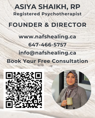 Photo of Asiya Z Shaikh - Nafs Healing, Registered Psychotherapist, MA, RP