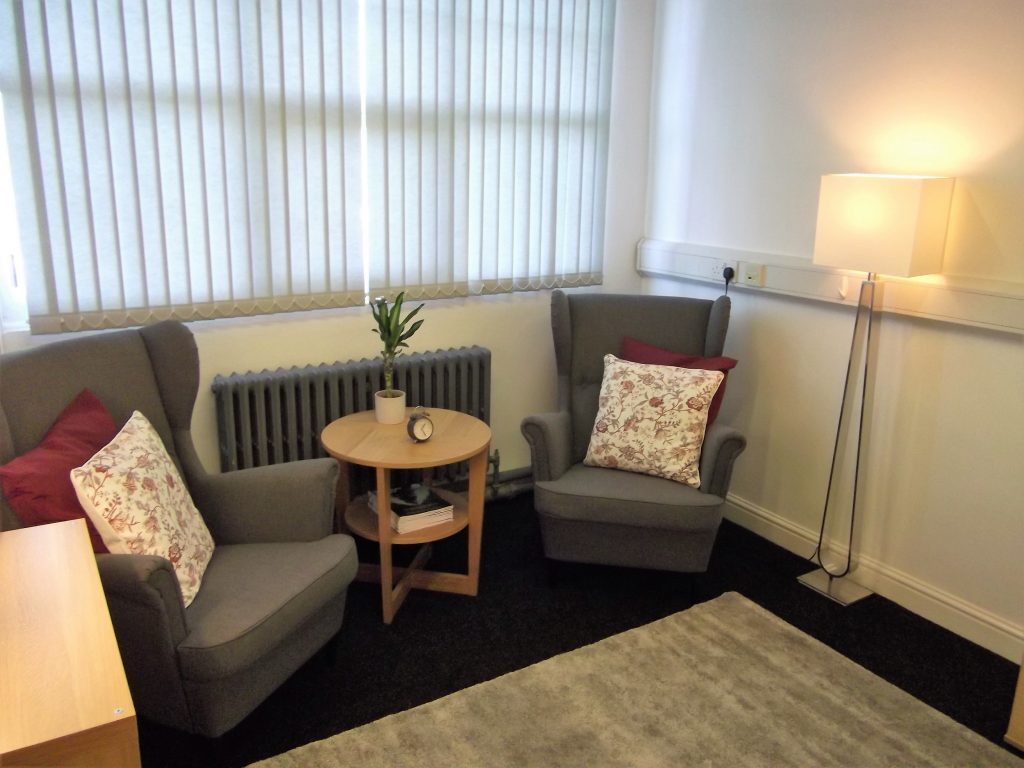 Gallery Photo of Louise Lalley Counselling therapy room, Willenhall.