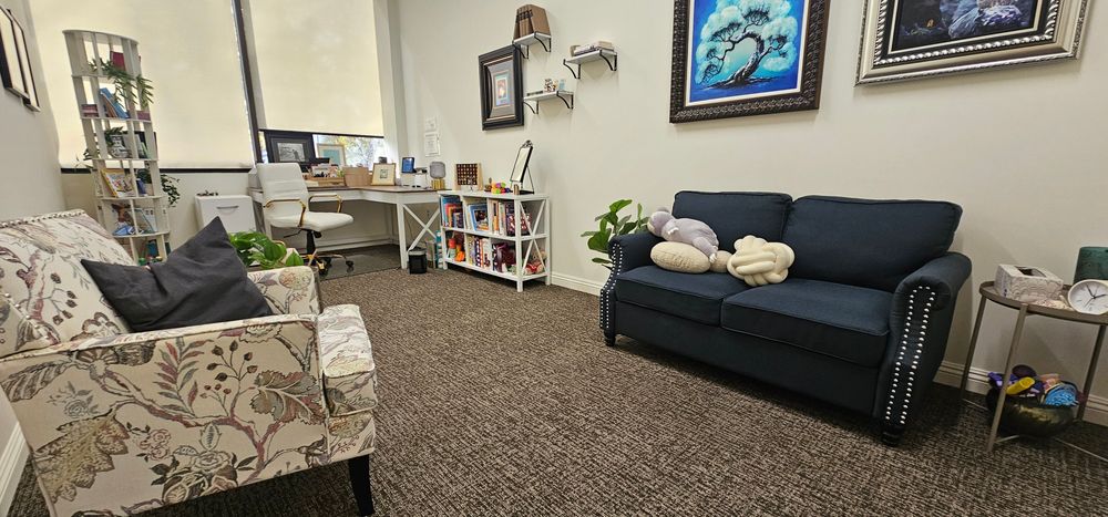 Our in-person office, supervisor decorated!