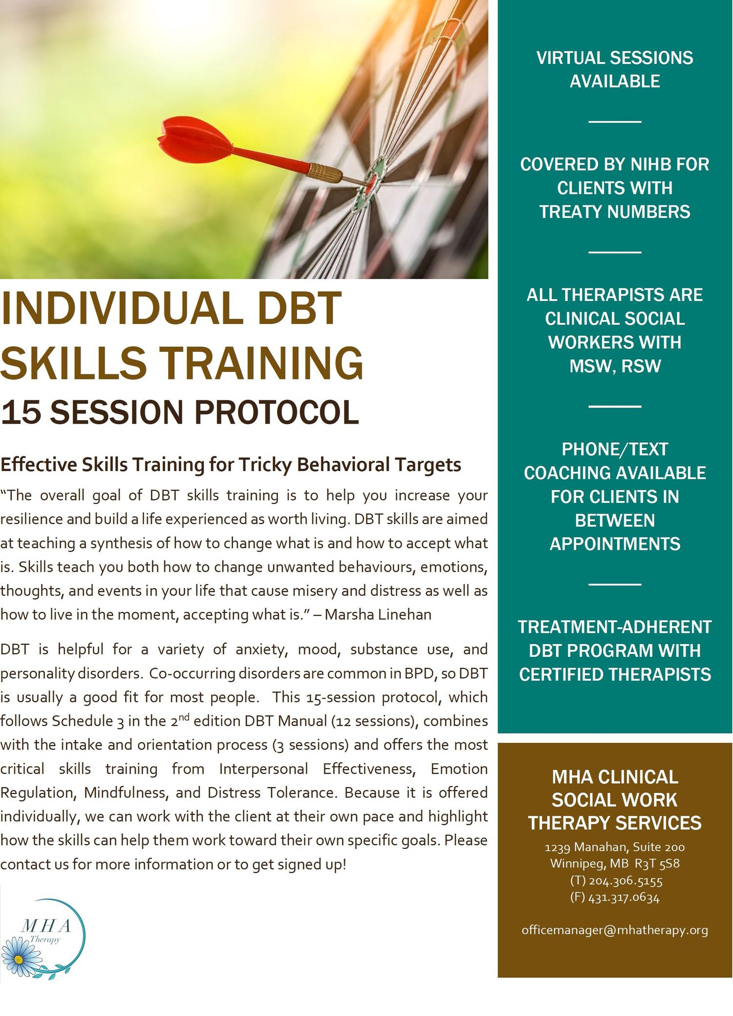 Dialectical Behavior Therapy Skills Group - Support Group in Winnipeg, MB,  R3T | Jayme DeGagne