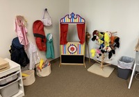 Gallery Photo of Large Play Therapy Room. This room allows the therapist to use the child's language - play - to use interventions to address the young child's needs.