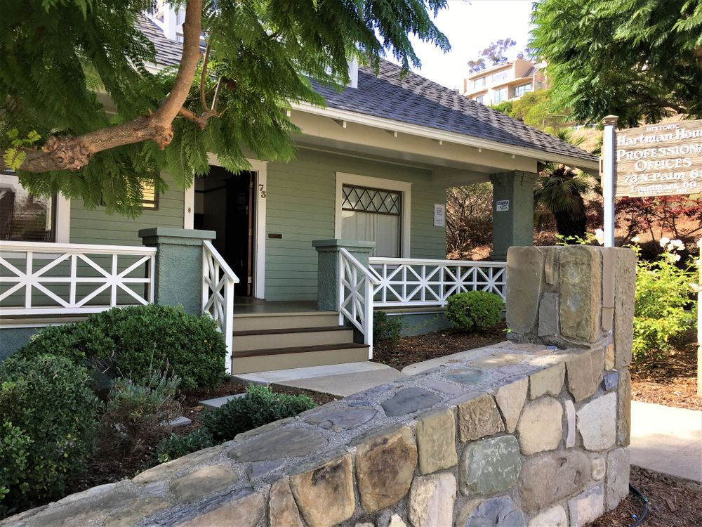 Sessions are held at the historic Hartman House just off Main Street in Ventura.