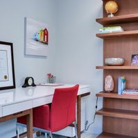Gallery Photo of Treatment Room. Reception Area. Our 3 locations offer Cognitive Behavioural & Emotion Focused Therapy, Counselling & Psychological Services for all.