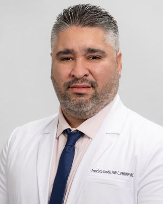 Photo of Francisco Conde Perez, Psychiatric Nurse Practitioner, FNP-C, MHNP, BC