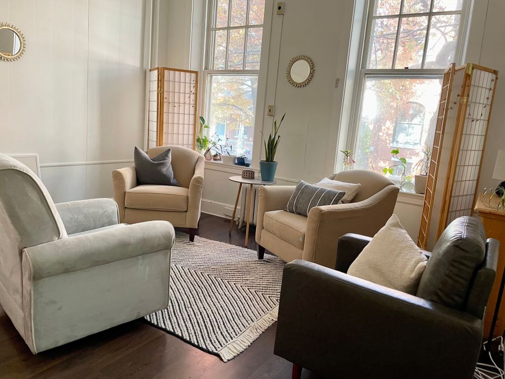 Welcome to the office! Located in downtown Lancaster city, there is street parking right out front. Come in and make yourself comfortable!