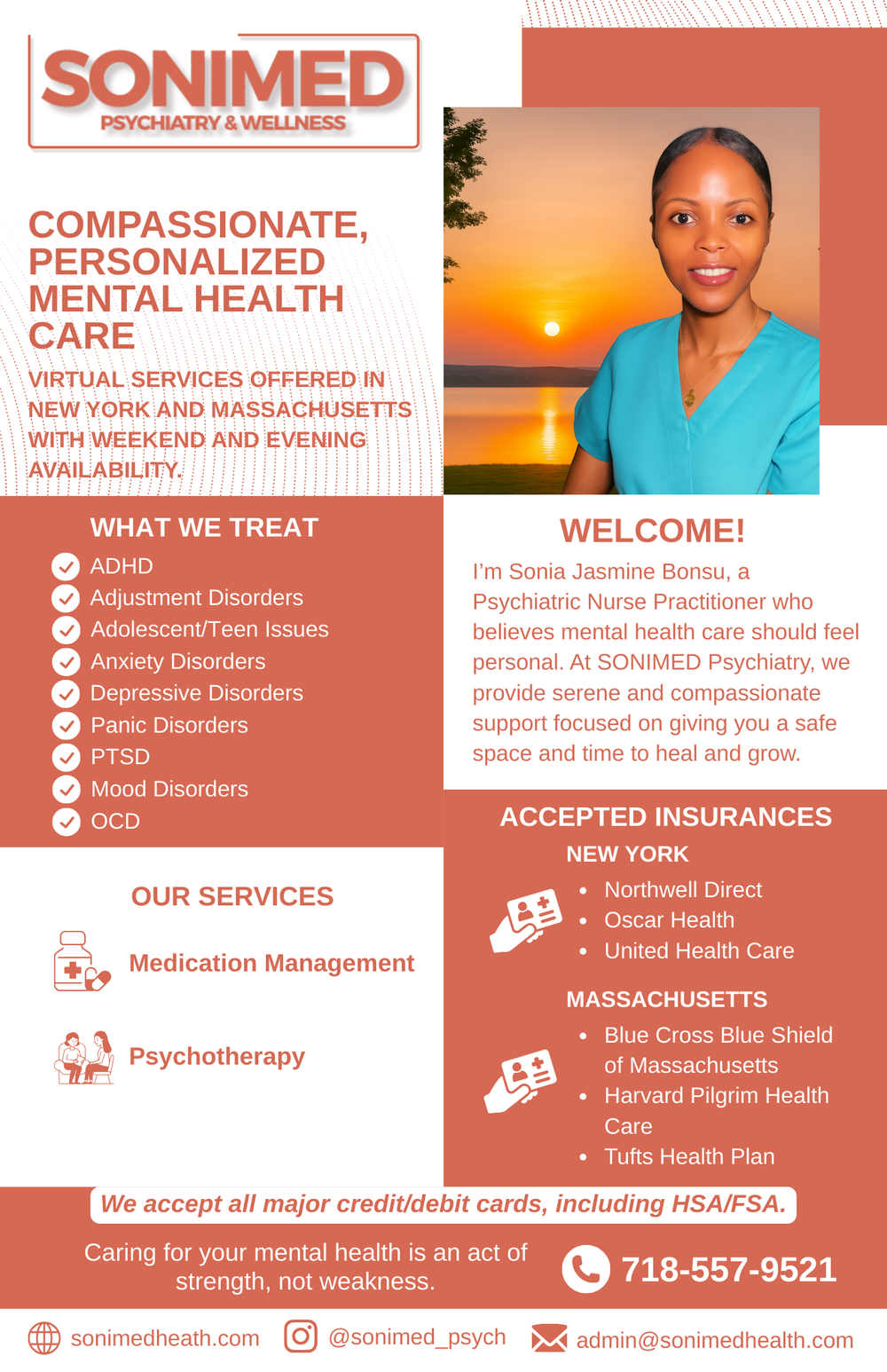 Offering Medication Management for ADHD, Mood disorders, Teen Issues, etc.
