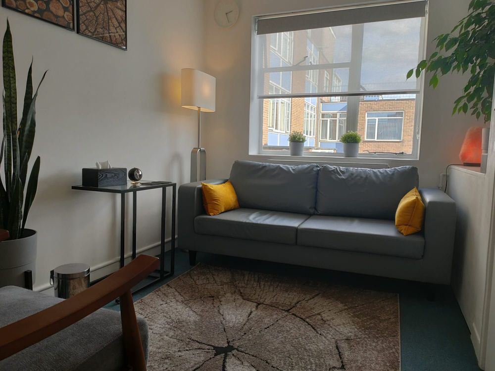 My therapy room in Hackney (E8) a 10-15 minute walk from Cambridge Health and London Fields overground stations and Bethnal Green underground station