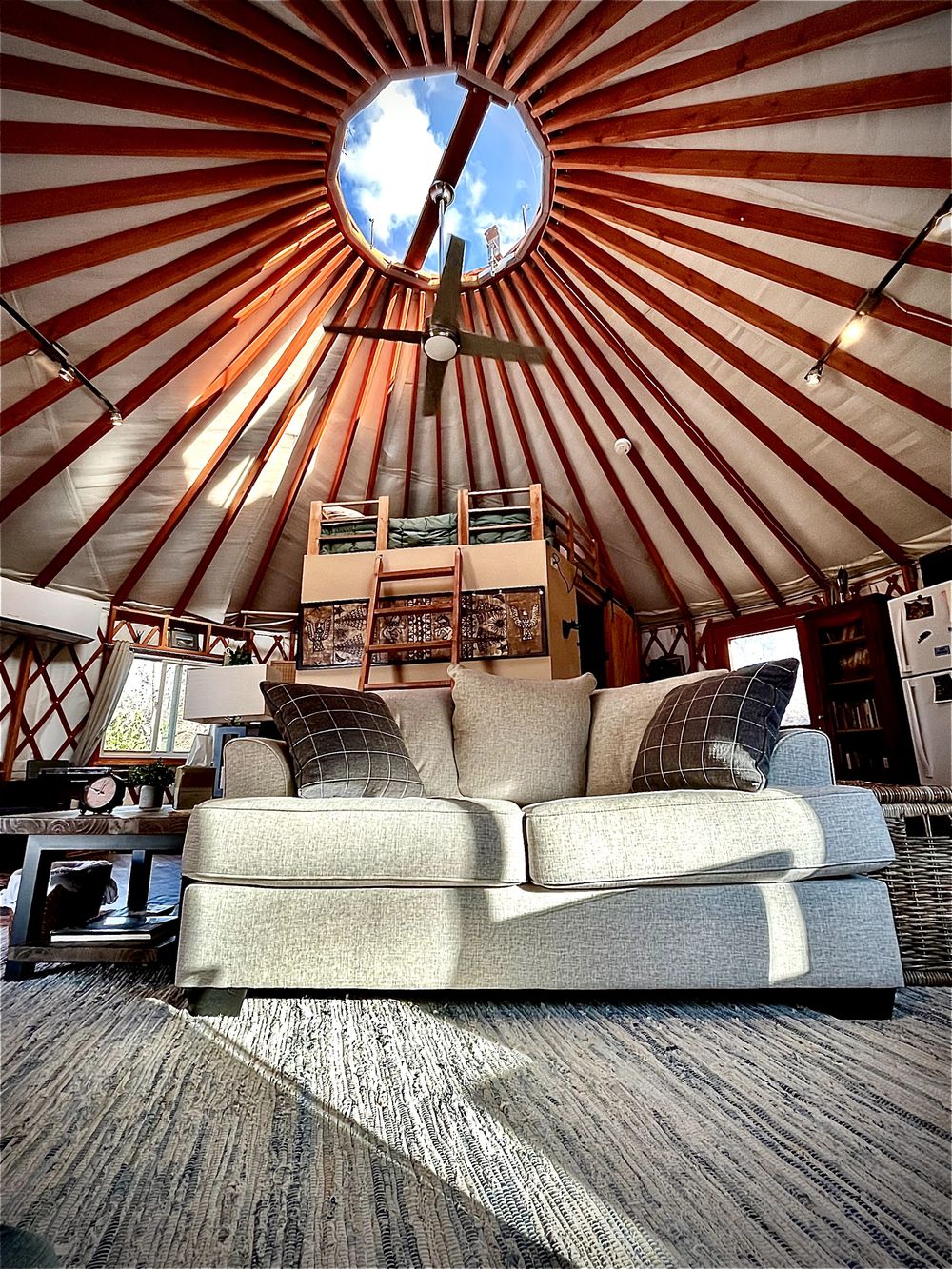 My Office is in a yurt about 5 miles northeast of Manhattan, KS
