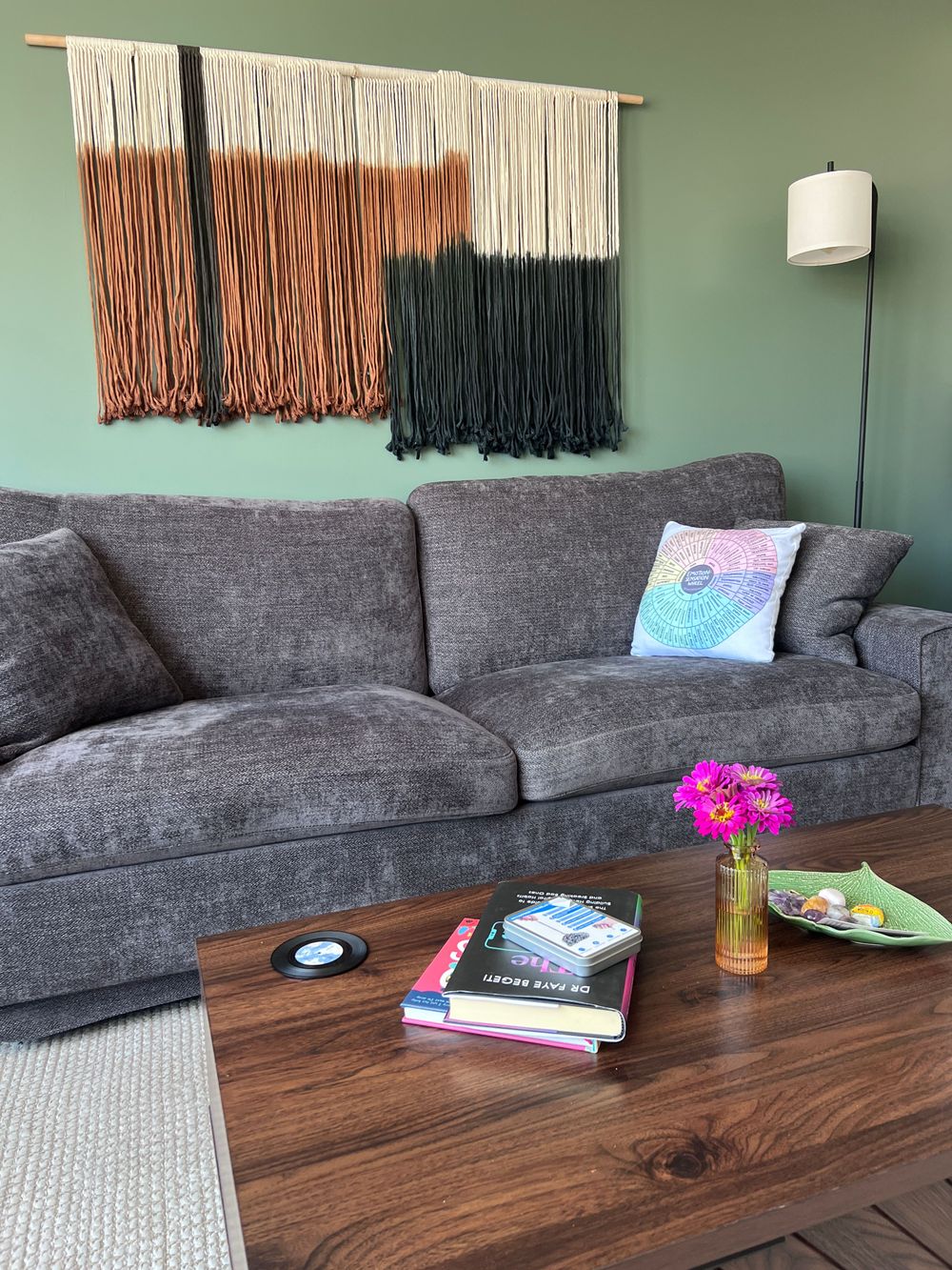 The couch you will soon be sitting on :) 