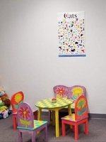 Gallery Photo of Play therapy art space (bean bag chairs available for teens) ...