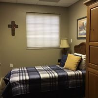 Gallery Photo of Private bedrooms while in Addiction Treatment help to provide a space where you can get away to process the things you have learned.