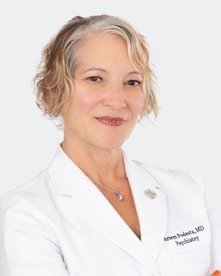 Photo of Arwen Podesta, MD, ABPN, FASAM, ABIHM, Psychiatrist