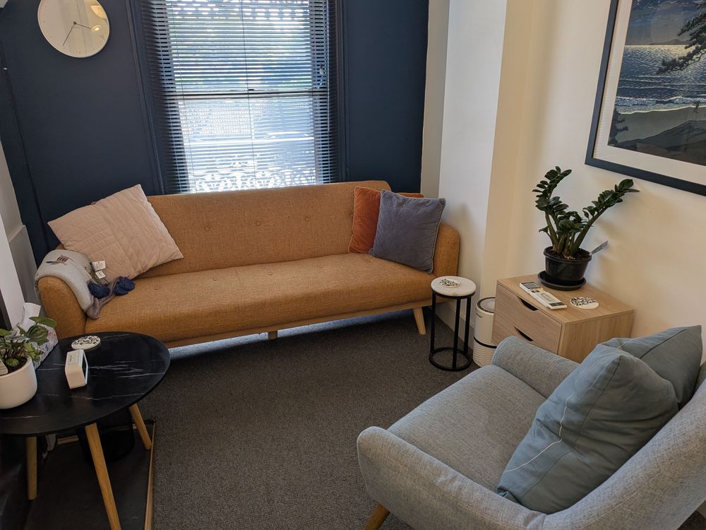 An example room for my in-person sessions
