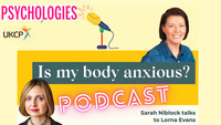 Gallery Photo of Recent article and podcasts with Psychologies Magazine about anxiety in the body.  You can hear it on my YouTube channel.