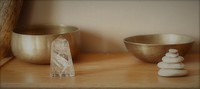 Gallery Photo of As part of my Sound Therapy work to I use brainwave entrainment music, singing bowls and even gongs gently played.