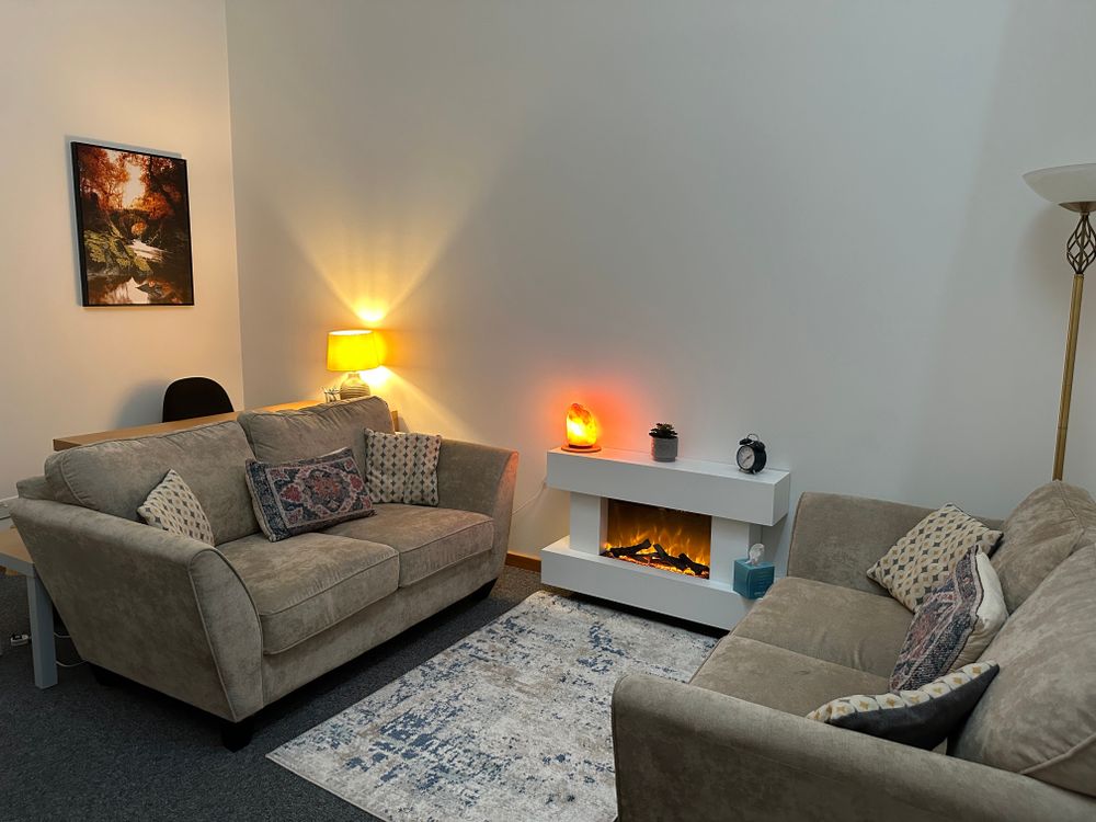 The room I use for face to face sessions in Huntly, Aberdeenshire. 