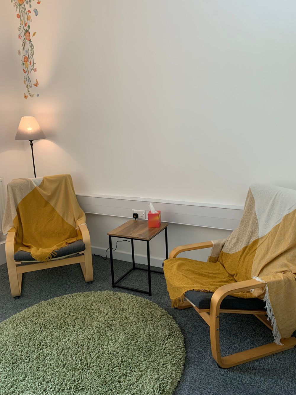 Comfortable and accessible consulting room within an established holistic wellbeing hub. Parking on site