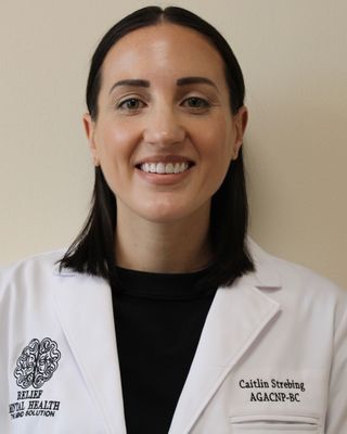 Photo of Caitlin Strebing, AGACNP, Psychiatric Nurse Practitioner