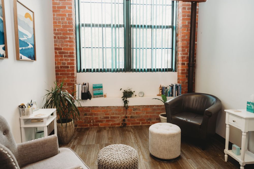 This is the in person office space located in the beautiful Old Mystic Mill. 