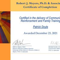 Gallery Photo of Certified Community Reinforcement and Family Training (CRAFT) Clinician